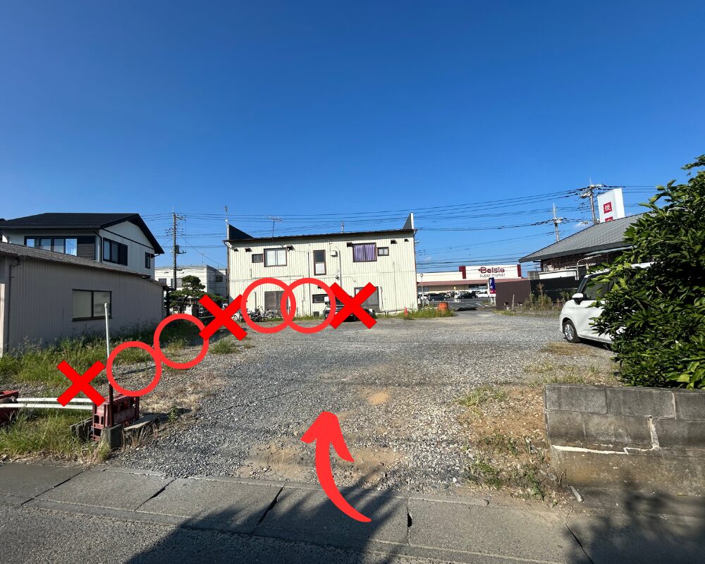 茨城県石岡市東光台のタイ古式マッサージ・サバイディー駐車場