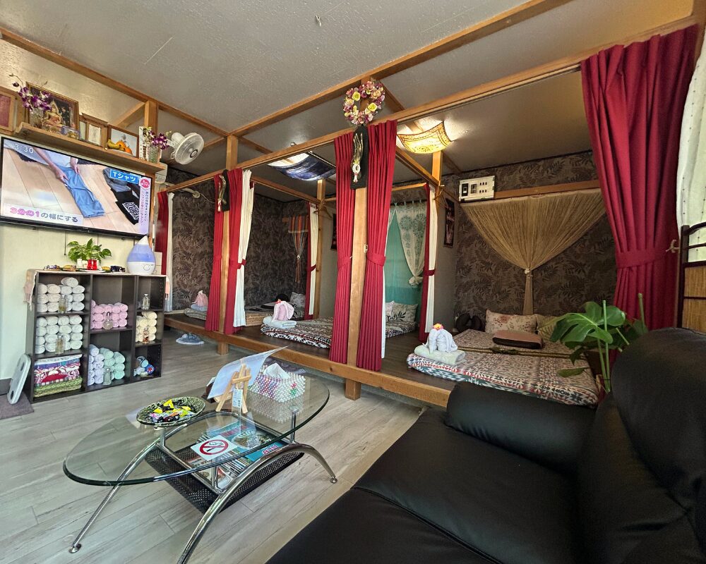 茨城県石岡市東光台のタイ古式マッサージ・サバイディー店内1階